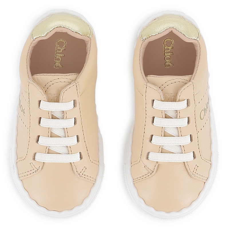 Baskets en cuir de mouton CHLOE 
                    FILLE