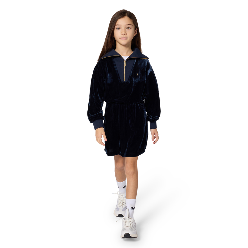 Robe en velours BOSS 
                        FILLE
