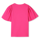 T-shirt uni manches courtes KENZO KIDS 
                    FILLE