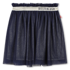 Jupon paillet&eacute; en tulle, INDIGO BLUE, hi-res