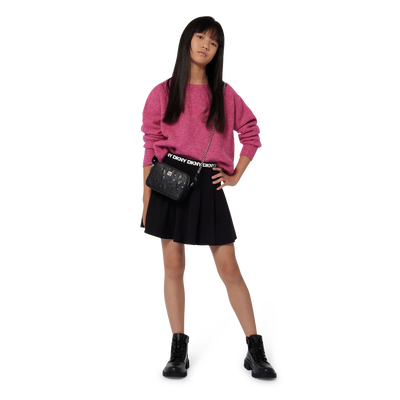 Jupe plissée taille élastiquée DKNY FILLE