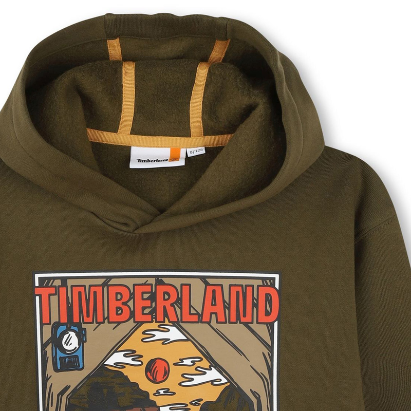 Sweat-shirt avec imprim&eacute; cadre TIMBERLAND 
                        GARCON