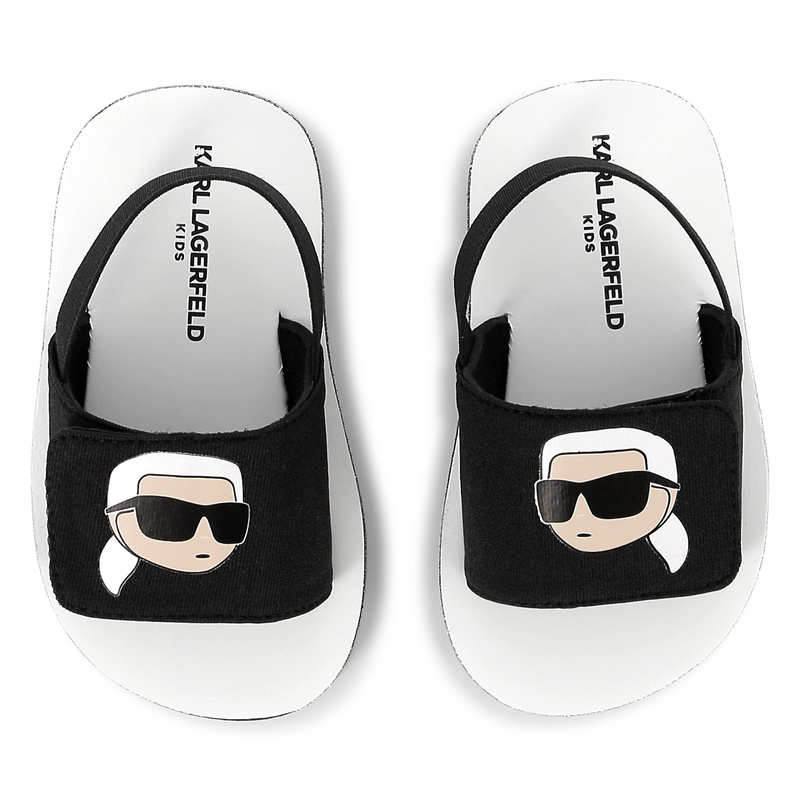 Sandales l&eacute;g&egrave;res &agrave; fermeture KARL LAGERFELD KIDS 
                        UNISEXE