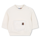 Sweat molleton bross&eacute; imprim&eacute; TIMBERLAND 
                    GARCON