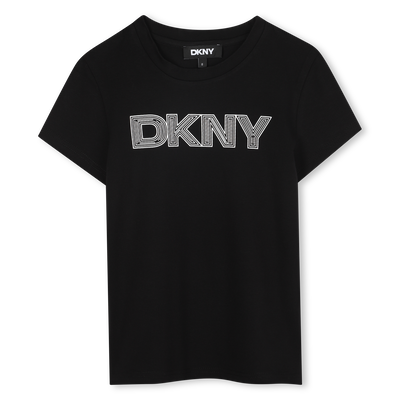 T-shirt à manches courtes DKNY FILLE
