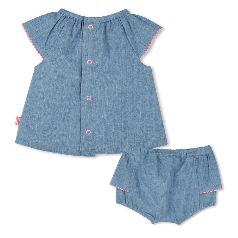 Ensemble en jean avec volants BILLIEBLUSH 
                    FILLE