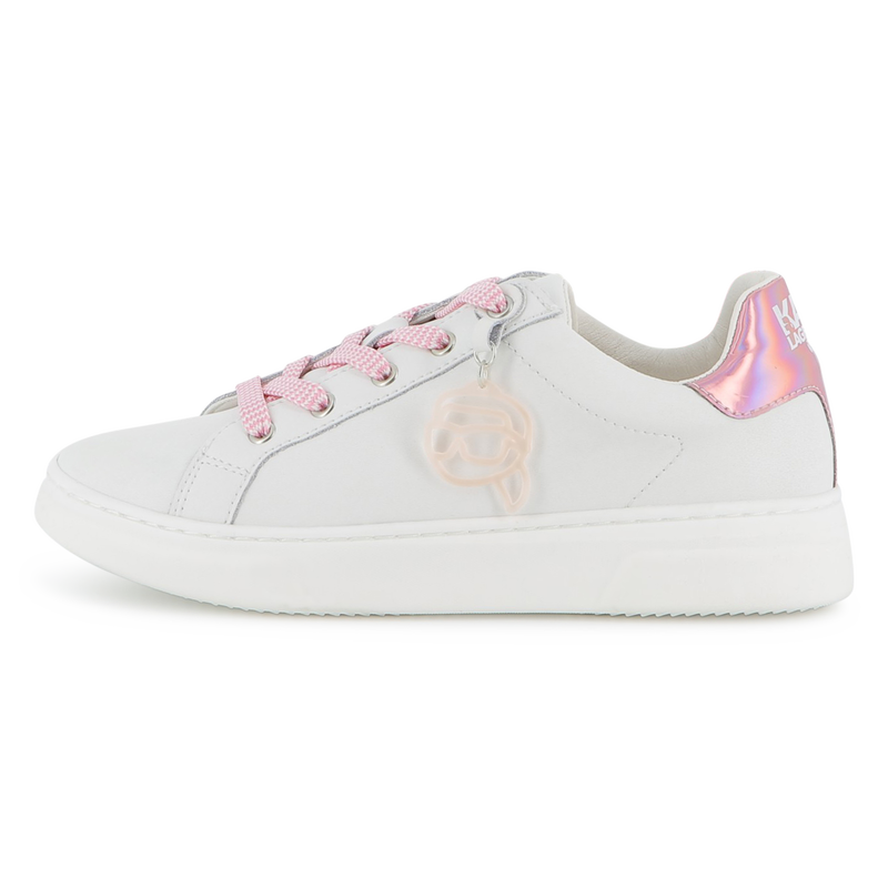 Baskets basse à lacets KARL LAGERFELD KIDS 
                    FILLE
