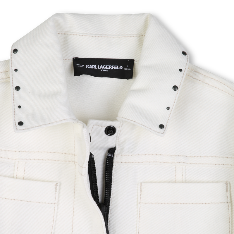 VESTE ZIPP&Eacute;E KARL LAGERFELD KIDS 
                        FILLE