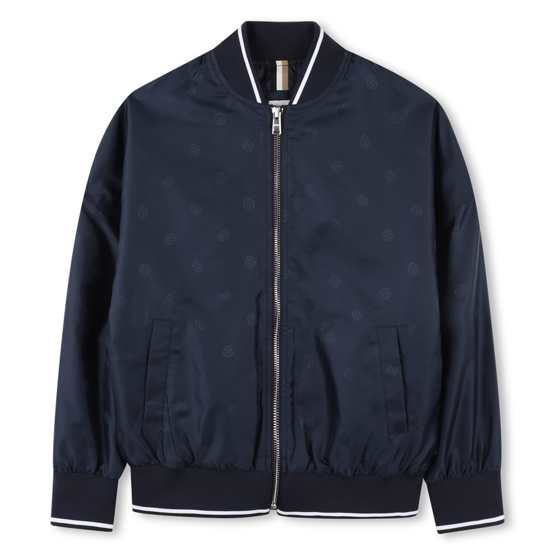 Blouson zipp&eacute; imprim&eacute; BOSS 
                        GARCON