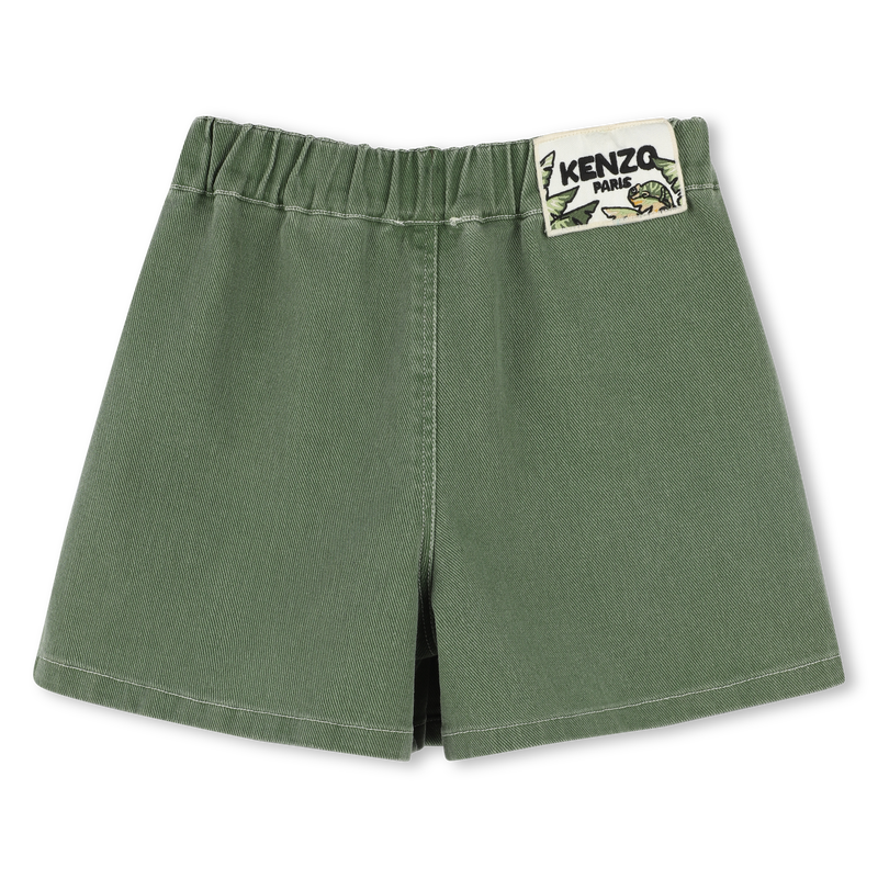 Jupe-short en coton KENZO KIDS 
                    FILLE