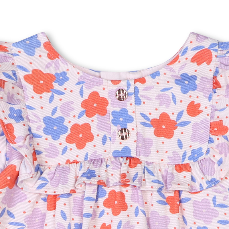 Robe volantée à fleurs CARREMENT BEAU 
                    FILLE