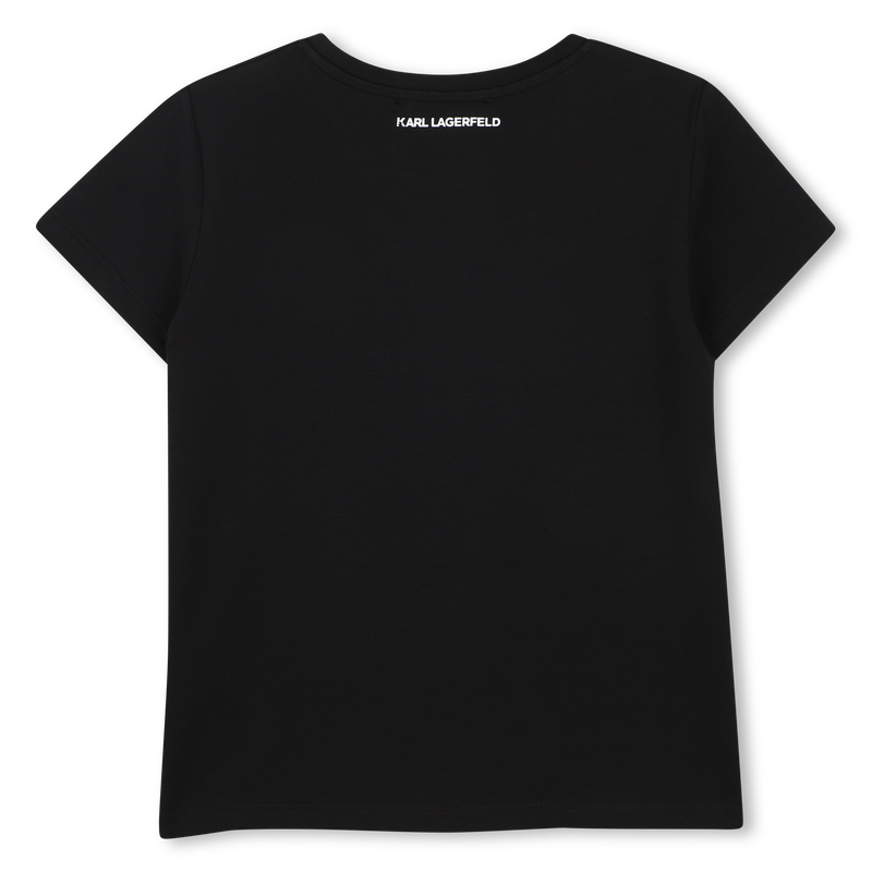 T-SHIRT ILLUSTRATION CHOUPETTE KARL LAGERFELD KIDS 
                        FILLE