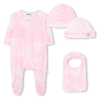 Ensemble pyjama, bavoir et bonnet BOSS 
                    FILLE