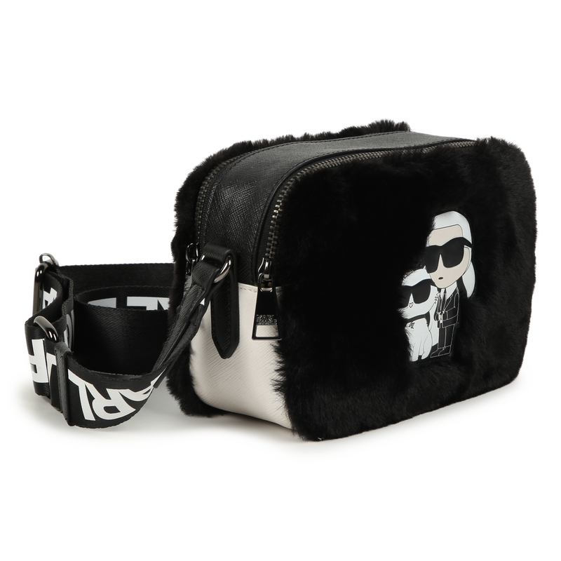 Sac à main avec badge KARL LAGERFELD KIDS 
                    FILLE