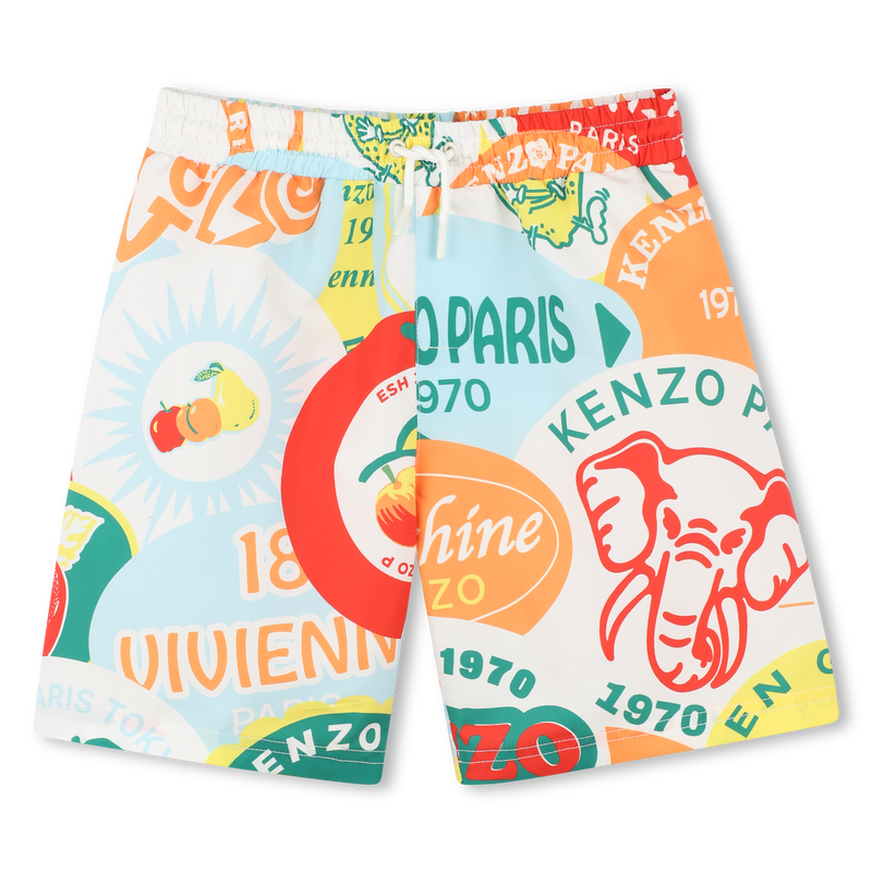 Short de bain imprim&eacute; KENZO KIDS 
                        GARCON
