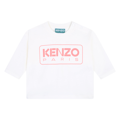 T-shirt &agrave; manches longues KENZO KIDS FILLE