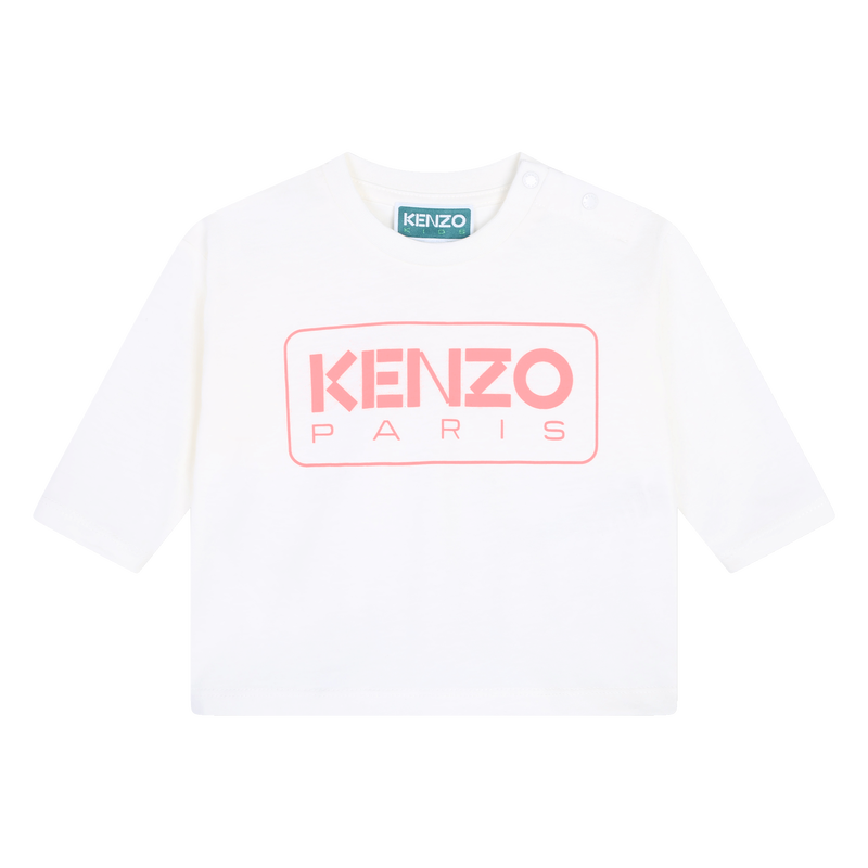 T-shirt &agrave; manches longues KENZO KIDS 
                        FILLE