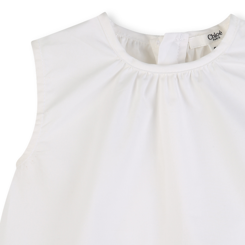 DÉBARDEUR SANS MANCHES BRODERIES FLORALES CHLOE 
                        FILLE