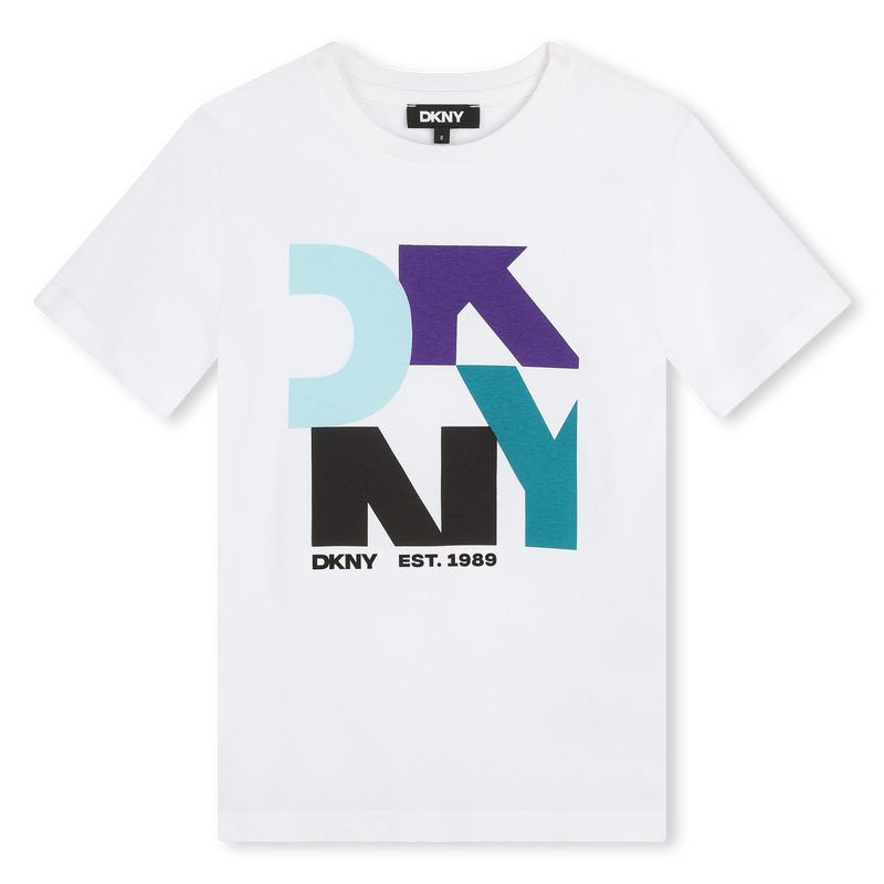 T-shirt manches courtes coton DKNY 
                    GARCON