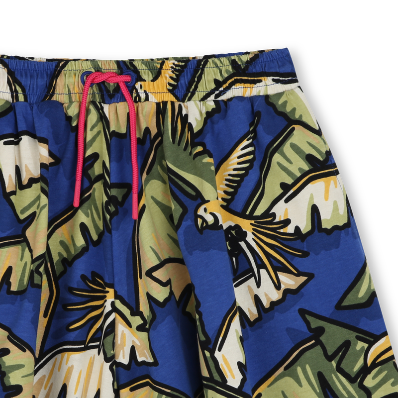 Short imprimé en coton KENZO KIDS 
                    FILLE