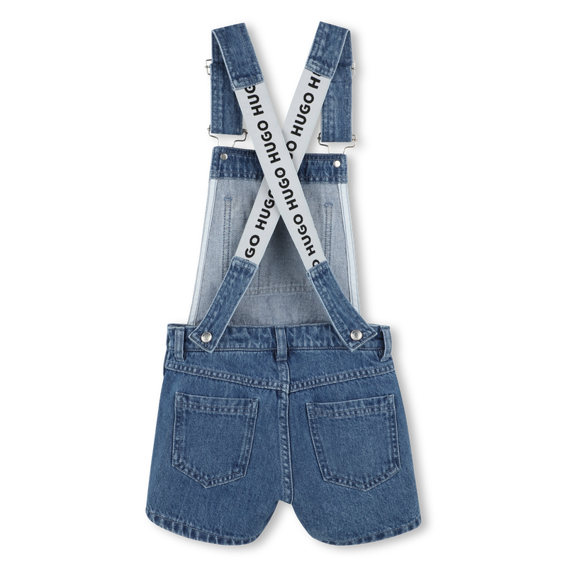 Salopette short en jean Hugo 
                        FILLE