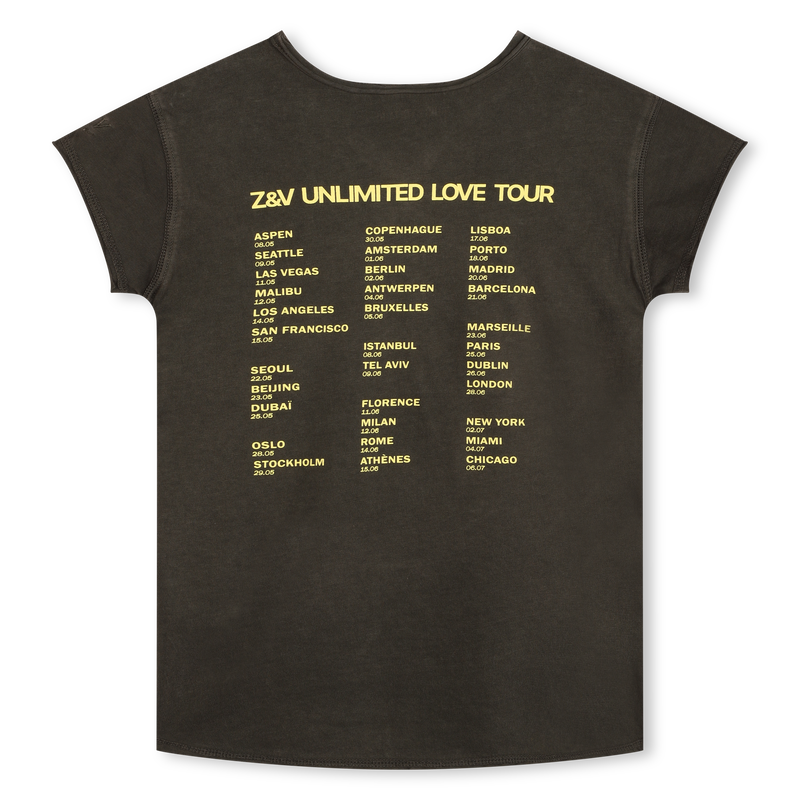 T-shirt avec broderie manche ZADIG & VOLTAIRE 
                    FILLE