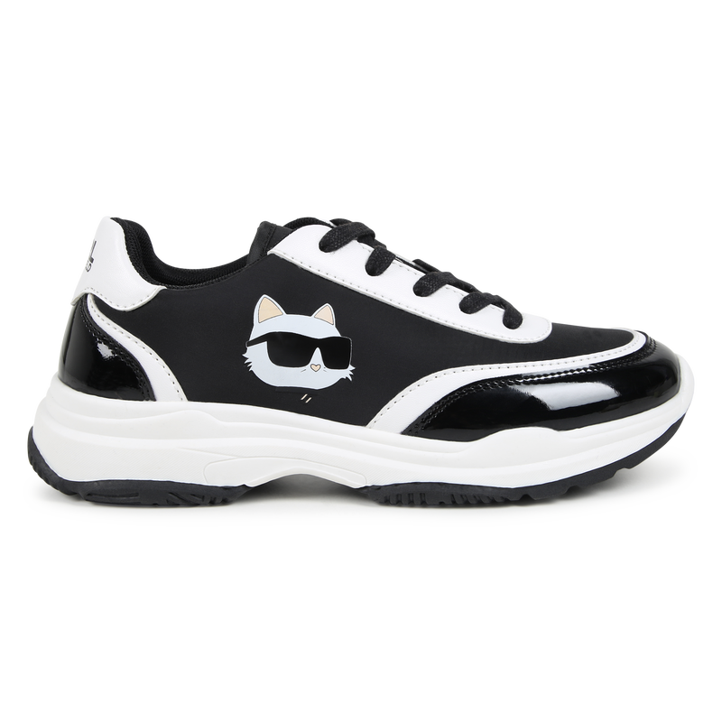Baskets à lacets KARL LAGERFELD KIDS 
                    FILLE