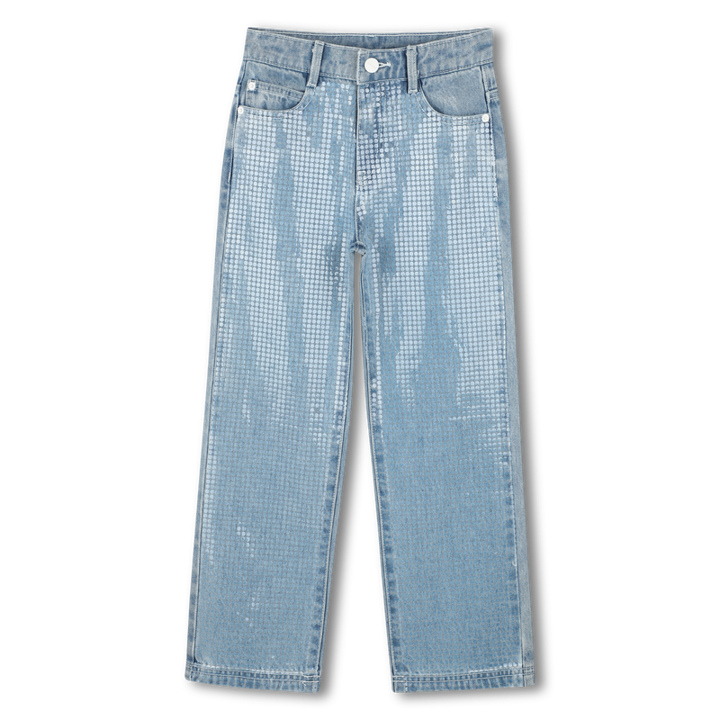 Jean ajustable à sequins DKNY 
                    FILLE