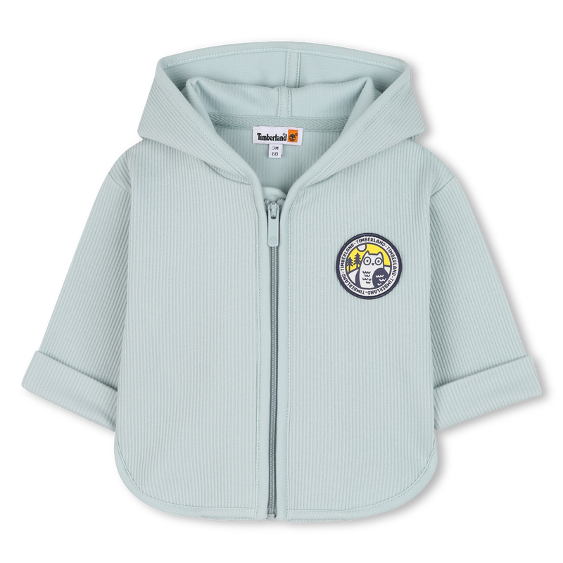 Cardigan capuche en bord-côte TIMBERLAND 
                    GARCON