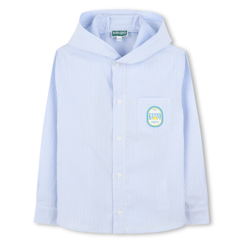 Chemise à capuche et imprimés KENZO KIDS 
                    GARCON