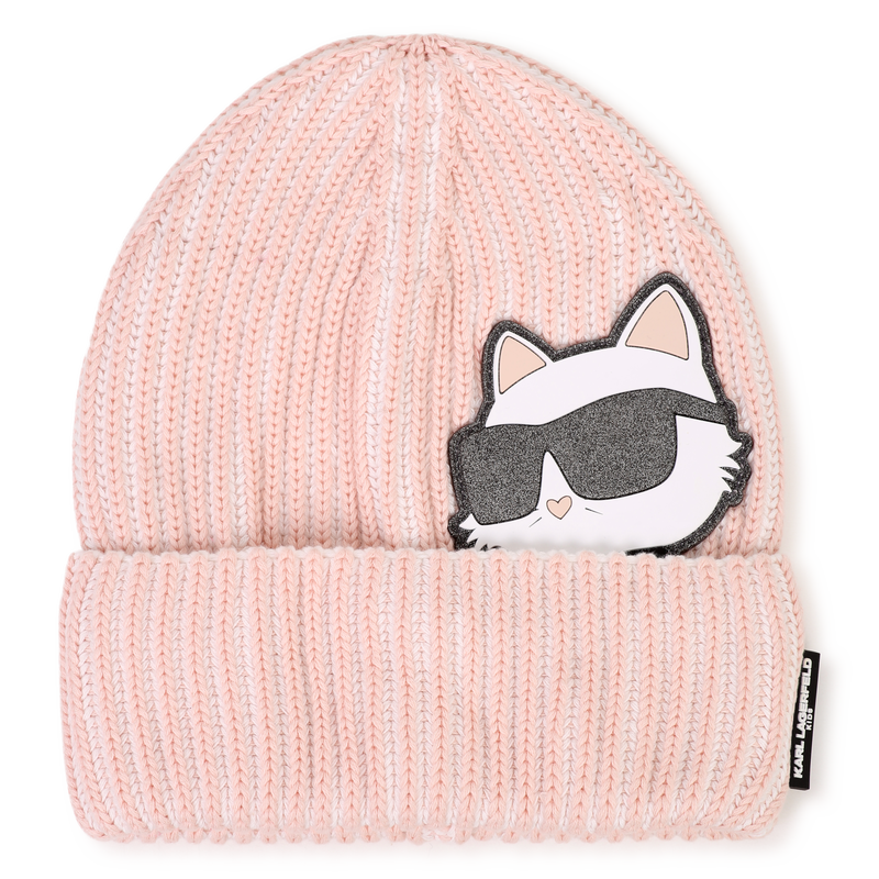 Bonnet en tricot KARL LAGERFELD KIDS 
                        FILLE