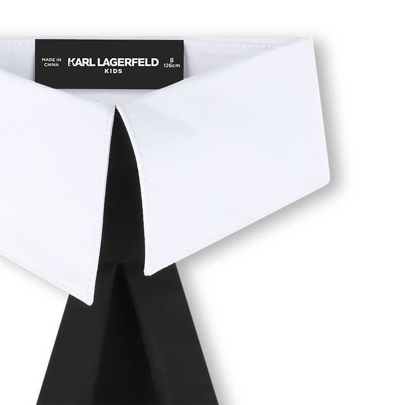 Cravate bicolore KARL LAGERFELD KIDS 
                        FILLE
