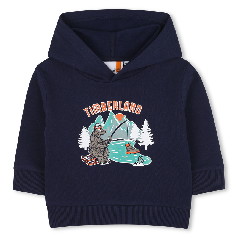Sweat-shirt à capuche en molleton TIMBERLAND 
                    GARCON