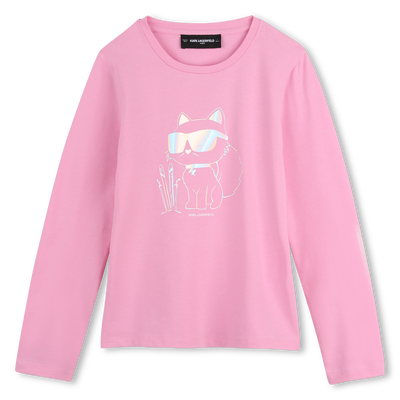 Tee-shirt manches longues KARL LAGERFELD KIDS FILLE
