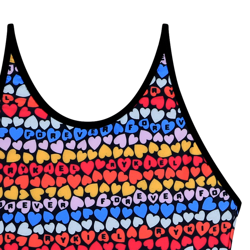 Maillot 1 pièce imprimé coeurs SONIA RYKIEL 
                    FILLE