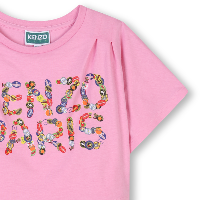Robe 2-en-1 avec imprimé KENZO KIDS 
                    FILLE
