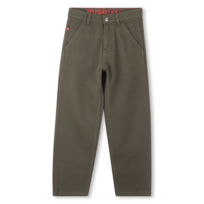 Pantalon en velours côtelé Hugo GARCON