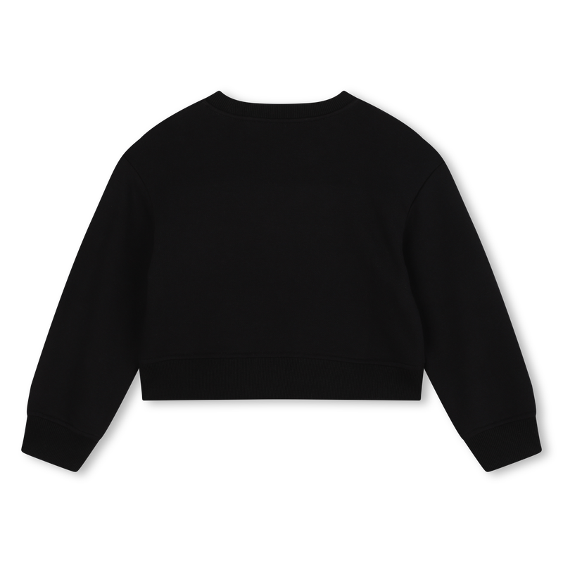 Sweat-shirt court en molleton MARC JACOBS 
                        FILLE