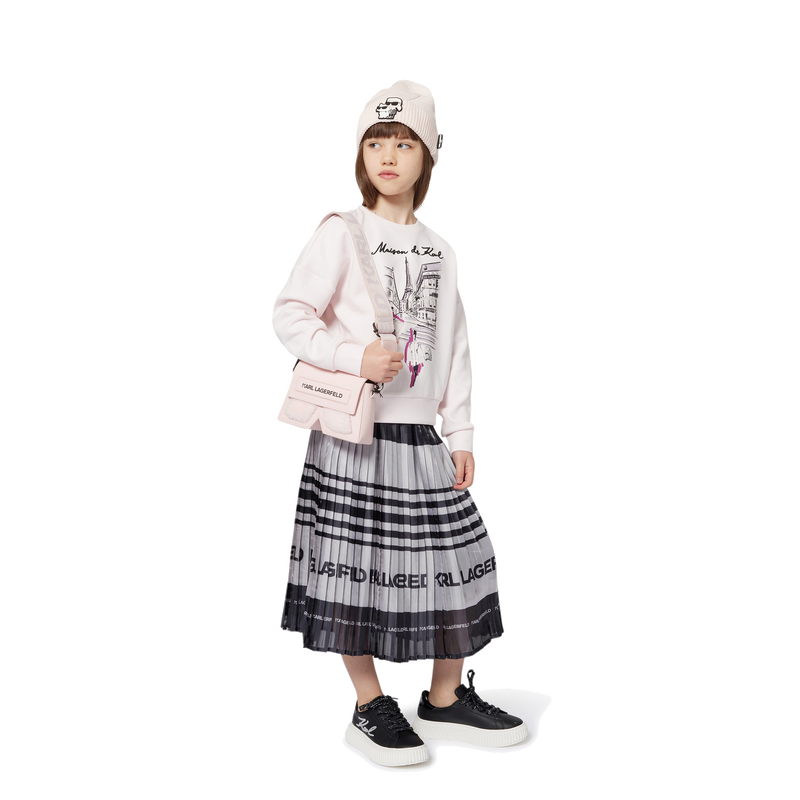 Bonnet tricot KARL LAGERFELD KIDS 
                        FILLE