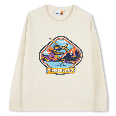 Sweat-shirt molletonn&eacute; TIMBERLAND GARCON