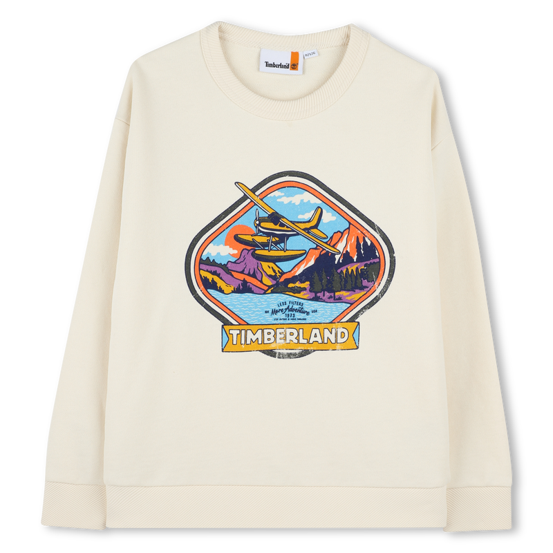 Sweat-shirt molletonn&eacute; TIMBERLAND 
                        GARCON