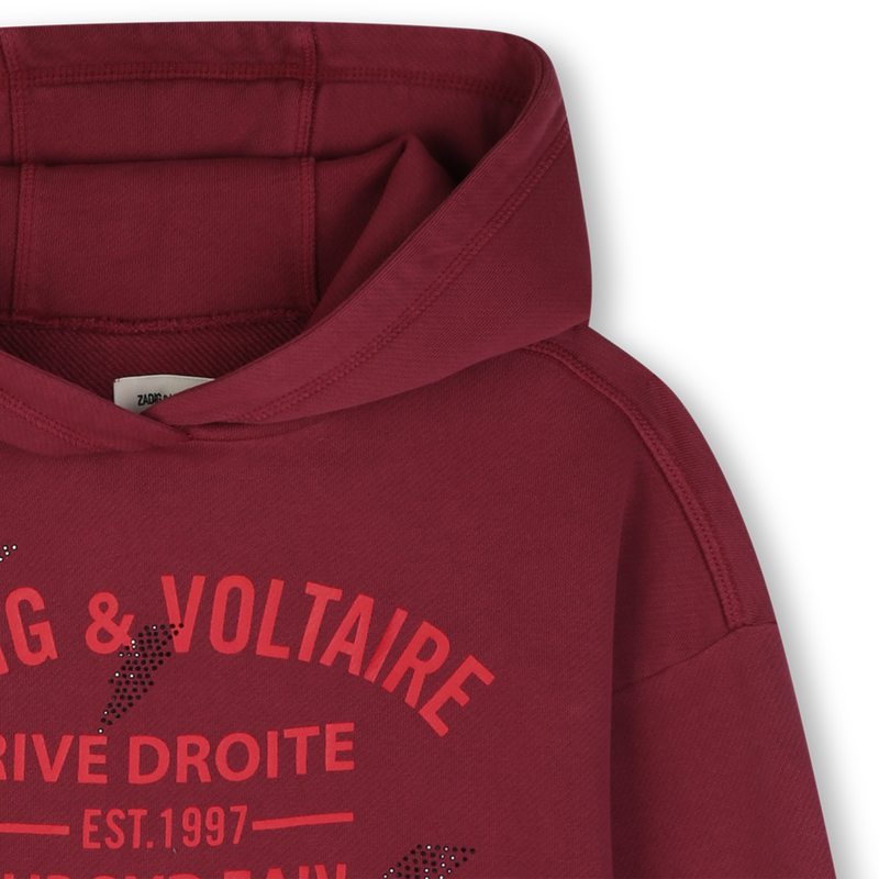 Sweat-shirt &agrave; capuche ZADIG & VOLTAIRE 
                        FILLE