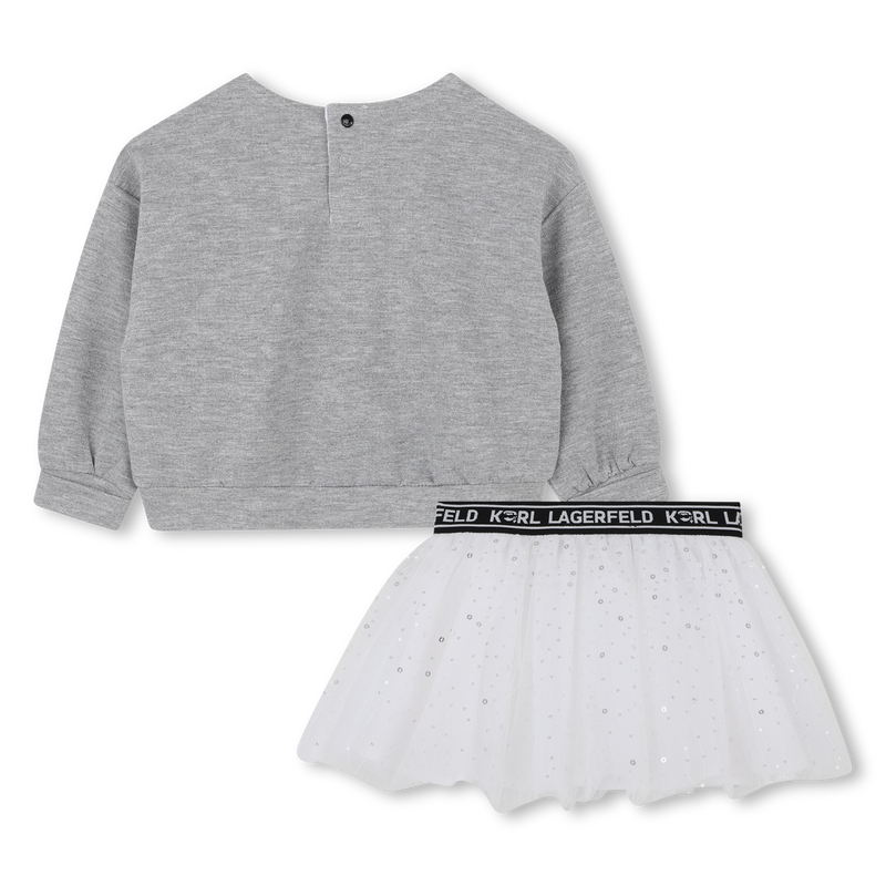 Ensemble sweat et jupe KARL LAGERFELD KIDS 
                    FILLE