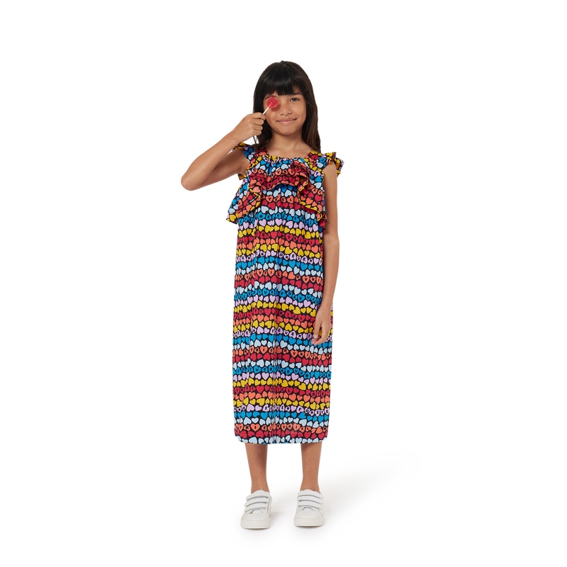Longue robe en popeline SONIA RYKIEL 
                    FILLE