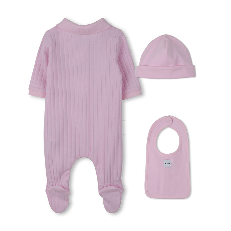 ENSEMBLE PYJAMA + BAVOIR + BONNET BOSS 
                        FILLE