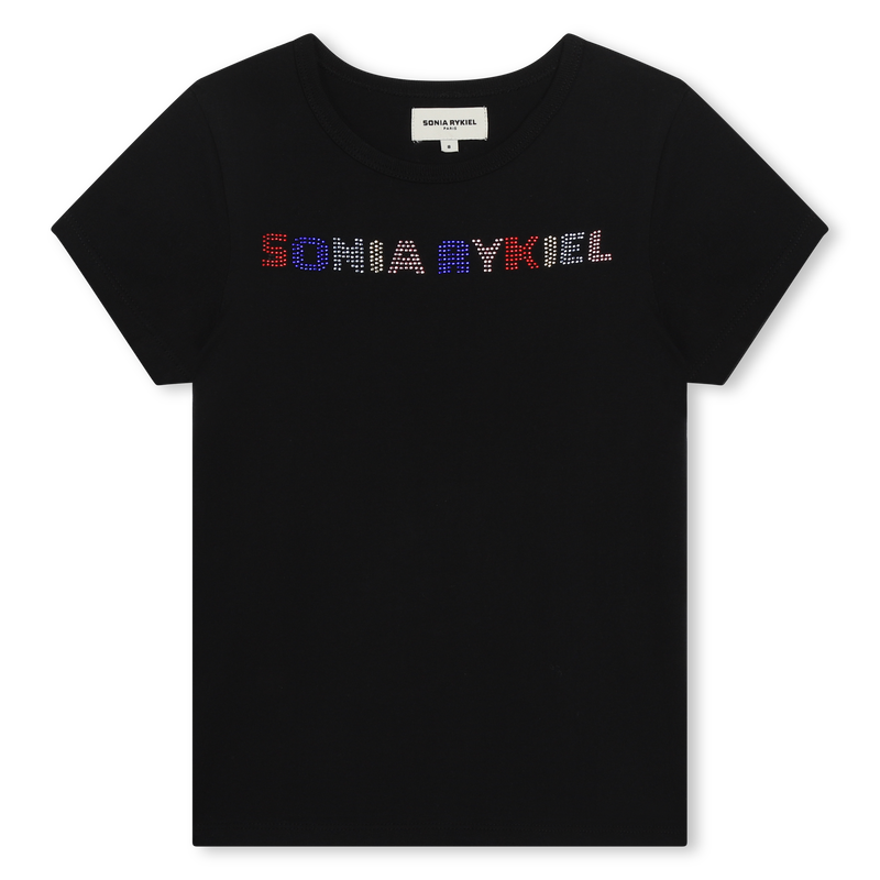 T-shirt illustration en strass SONIA RYKIEL 
                    FILLE