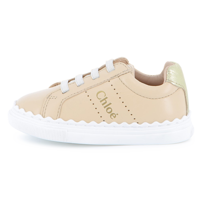 Baskets en cuir de mouton CHLOE FILLE