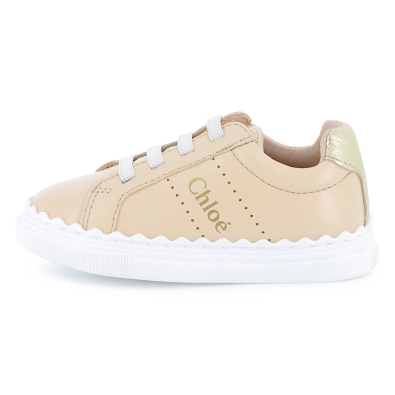Baskets en cuir de mouton CHLOE 
                    FILLE