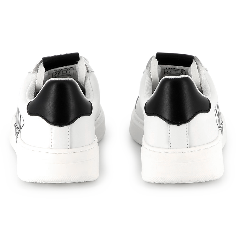 Baskets lac&eacute;es en cuir Hugo 
                        GARCON