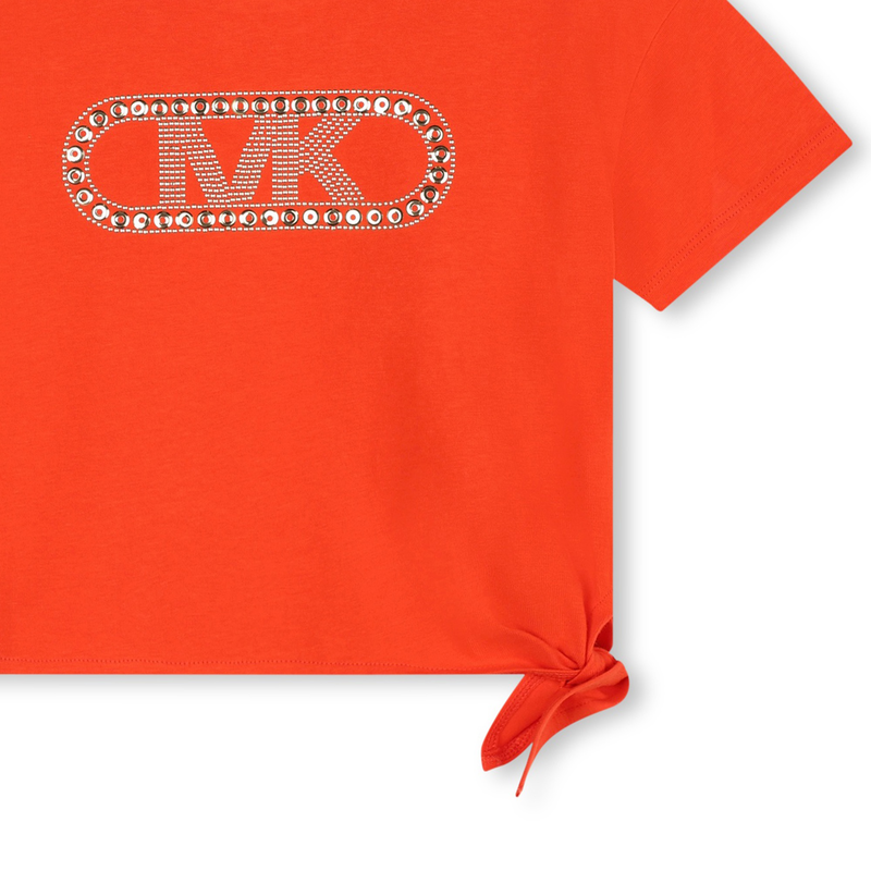 T-shirt clouté base nouée MICHAEL KORS 
                    FILLE